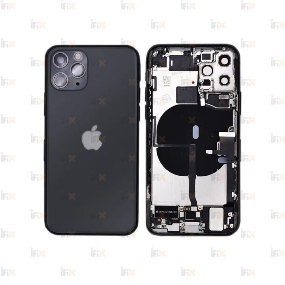 iphone-11p-black-frame-with-flexes قاب روکار IP 11PRO BLACK - تصویر 1