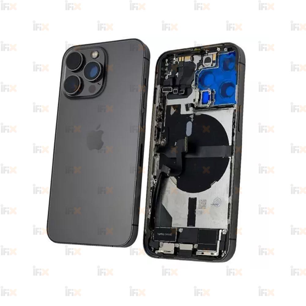 iphone-13p-black-frame-with-flexes قاب روکار IP 13PRO BLACK - تصویر 1