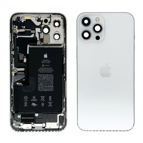 chassis-arriere-iphone-12-pro-or-avec-batterie-origine-demonte-grade-a قاب روکار IP 12PRO WHITE - تصویر 1