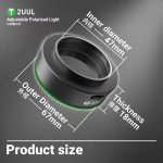 چراغ لوپ پلاریزه قابل تنظیم 2UUL - تصویر 2