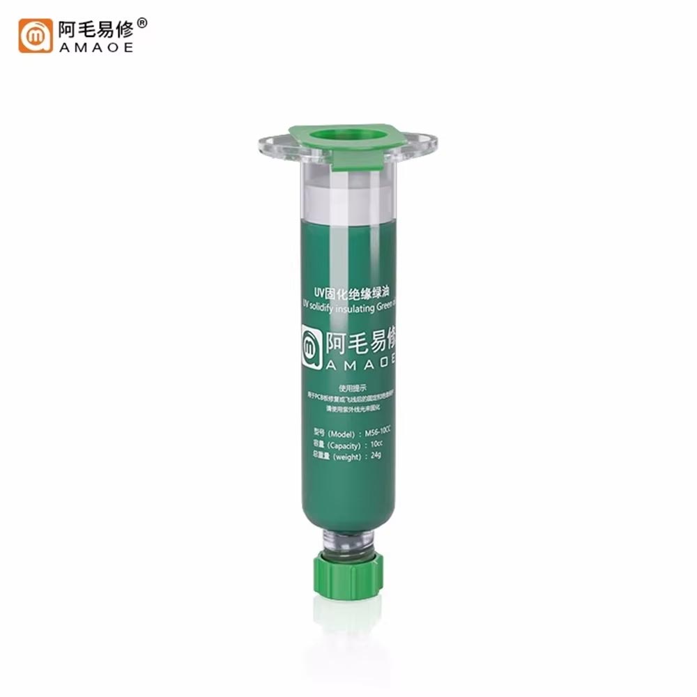 20061-amaoe-m56-10cc-green-uv-glue چسب UV سبز Amaoe M56 10CC - تصویر 1