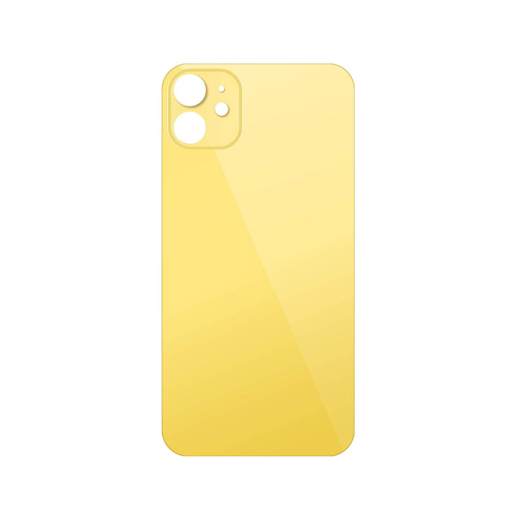 1051 گلس پشت iPhone 11 Yellow - تصویر 1