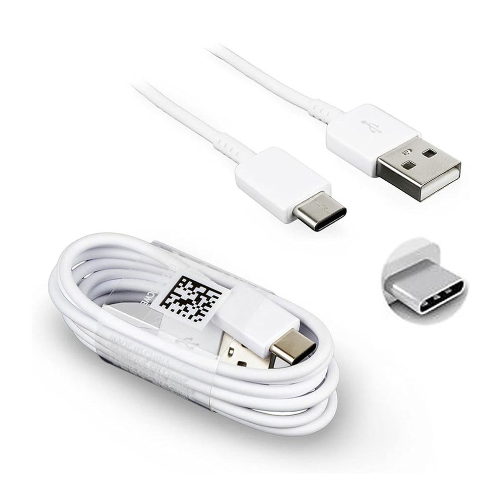 250 کابل شارژ سفید Type C SAMSUNG - تصویر 1