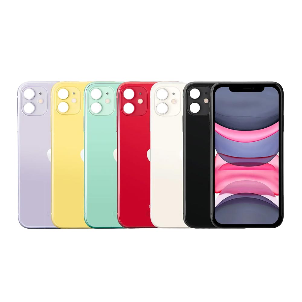 11-Back-glass گلس پشت iPhone 11 Green - تصویر 1