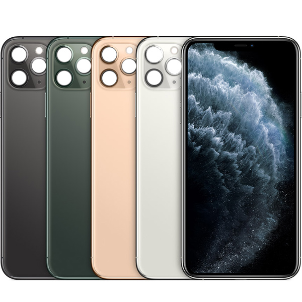 11promax-Back-glass گلس پشت iPhone 11 Pro Max Black - تصویر 1