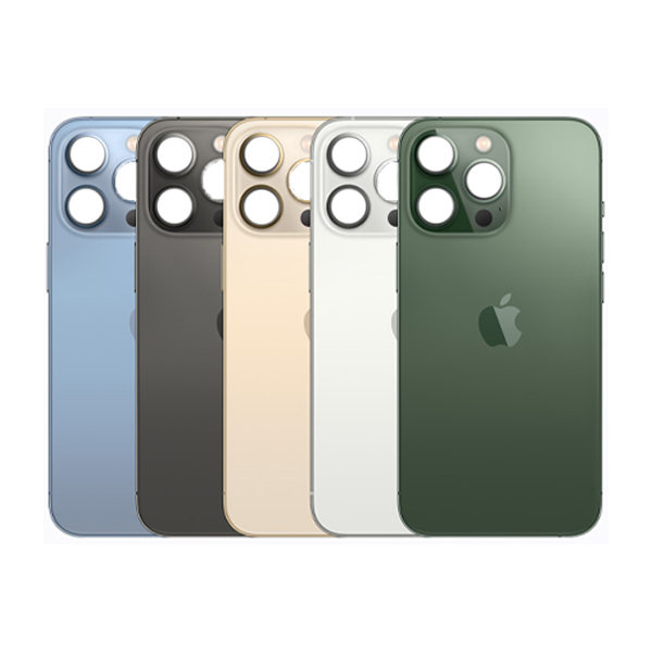 13Promax back glass گلس پشت iPhone 13 Pro Max Black - تصویر 1