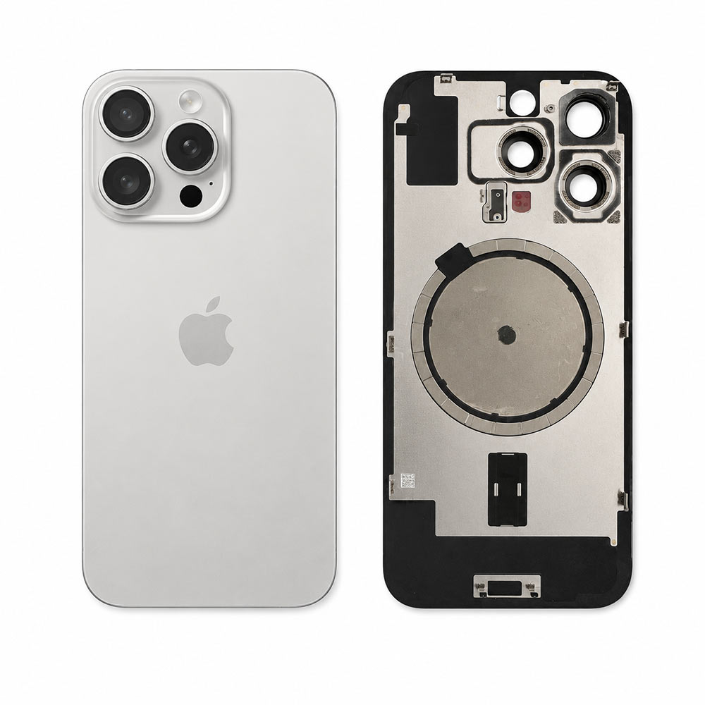 4567 گلس پشت بدون فلت iPhone 16 Pro Natural - تصویر 1
