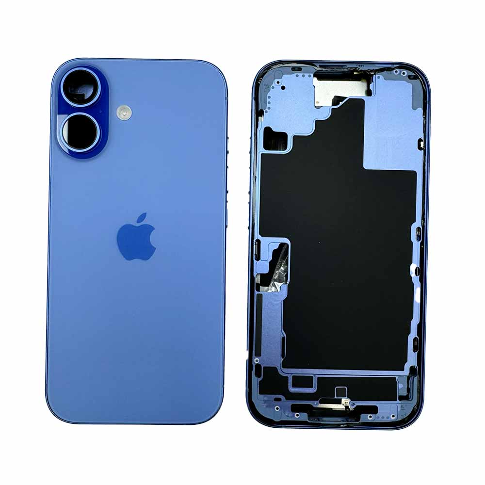 4594 قاب بدون فلت شارژ iPhone 16 Blue - تصویر 1