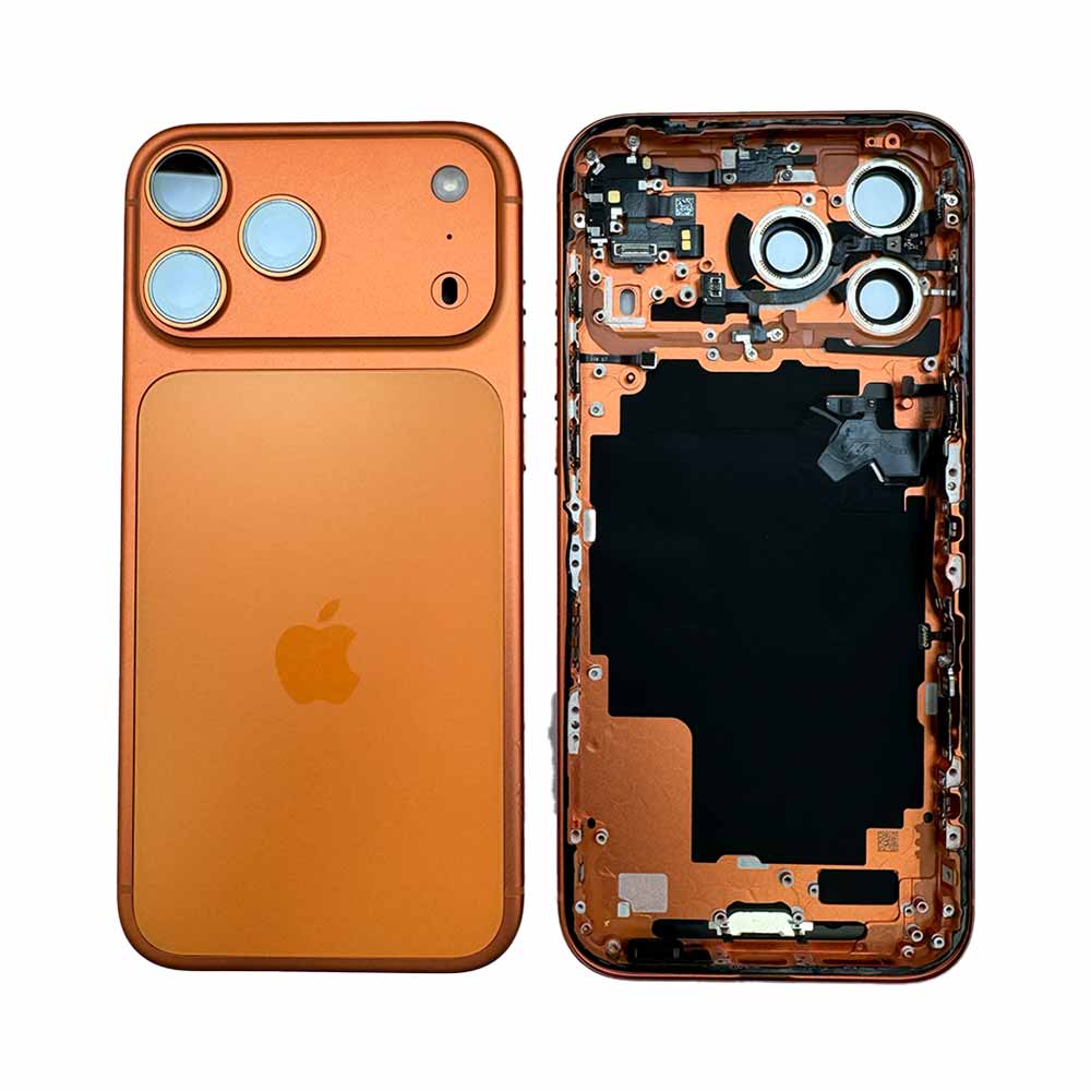 4601 قاب بدون فلت شارژ iPhone 17 Pro Max Orange - تصویر 1
