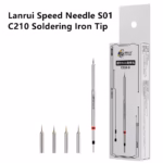 نوک هویه سر صاف همراه 4یدک Lanrui C210